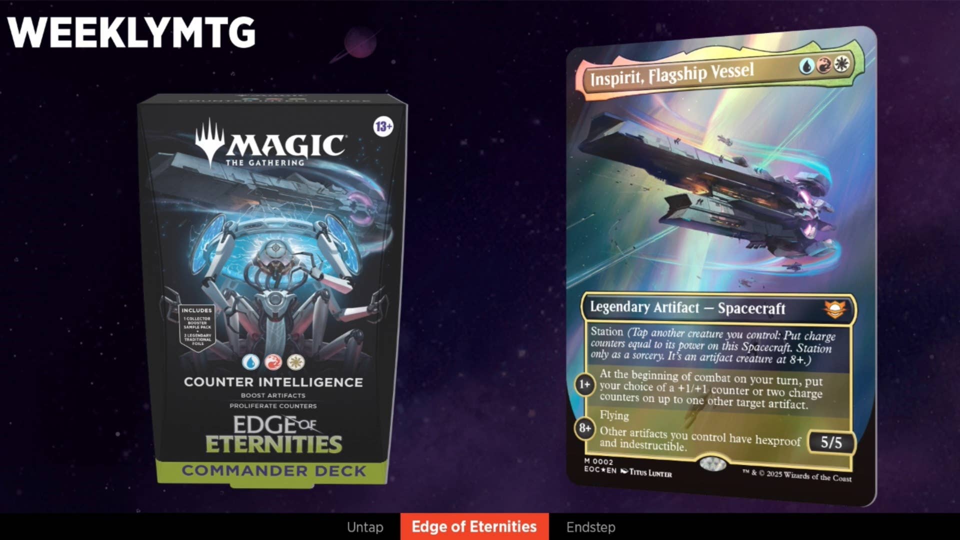 mtg counter intelligence card list Edge of Eternities Commander Deck Edge of Eternities Commander Decks