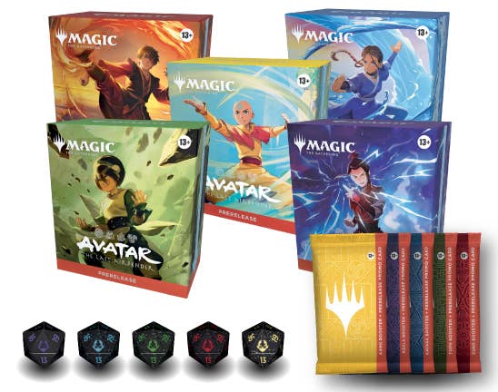 mtg atla jumpstart card list 3 Packs Magic The Gathering Booster Pack Lot Avatar The Last Airbender : Toys & Games play deck right out of the box Jumpstart Rares, Scene Box Cards