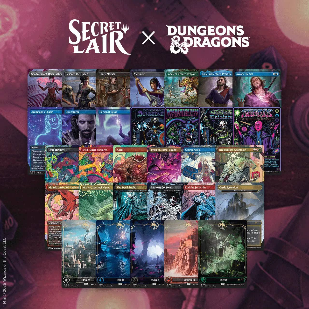 New Secret Lair X Dungeons & Dragons Roll For Initiative Superdrop