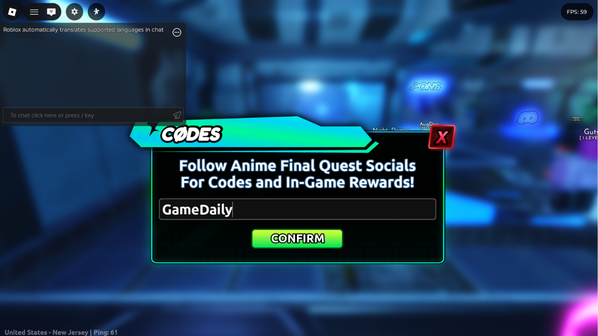 Anime Expidtion Codes Anime Final Quest Codes (December 2025) - GameDaily