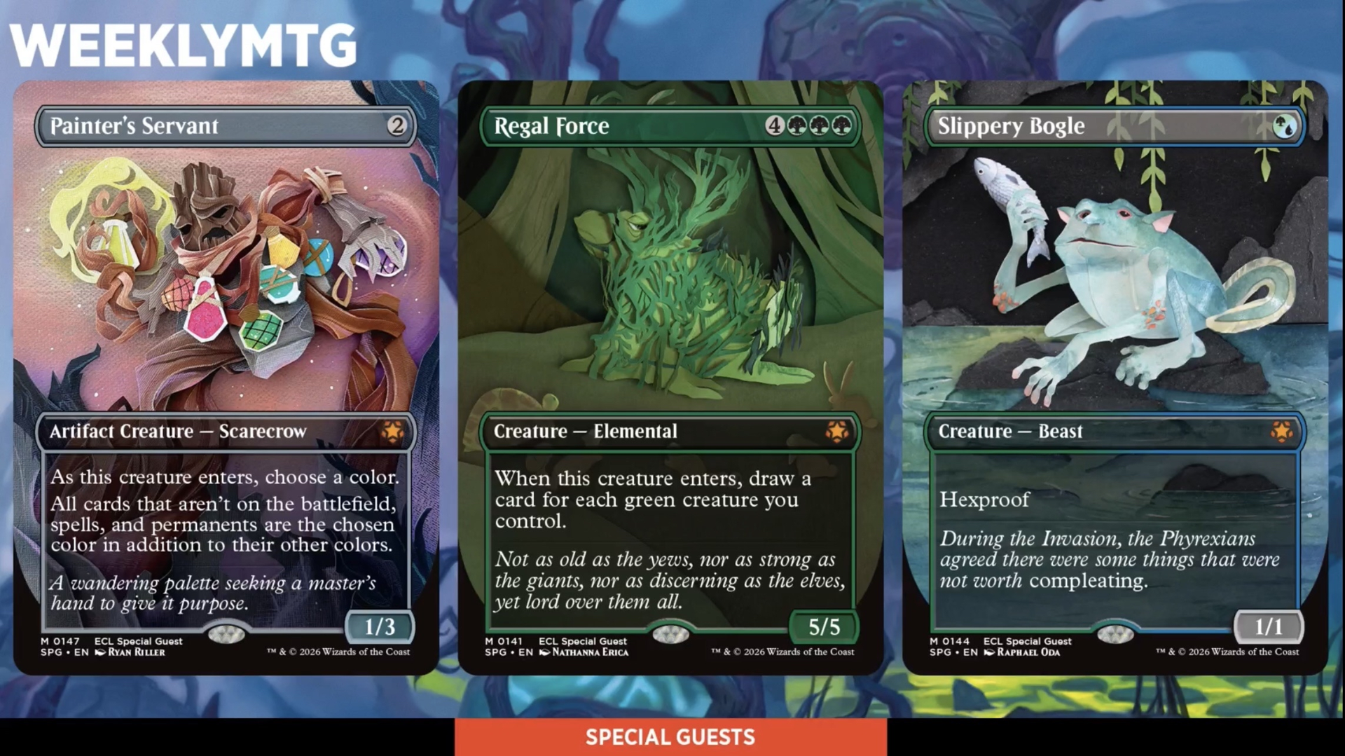 Lorwyn Eclipsed Special Guest Cards Revealed - GameDaily