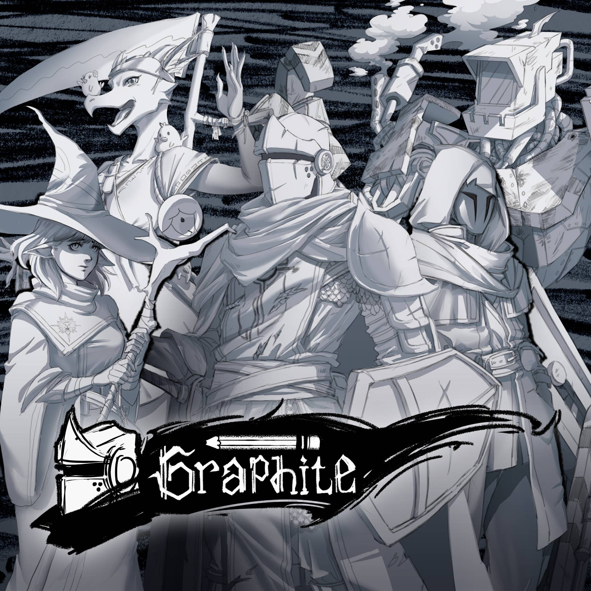 Graphite Is A Pen-And-Ink Roguelike RPG Drawn From A Kid's Notebook ...