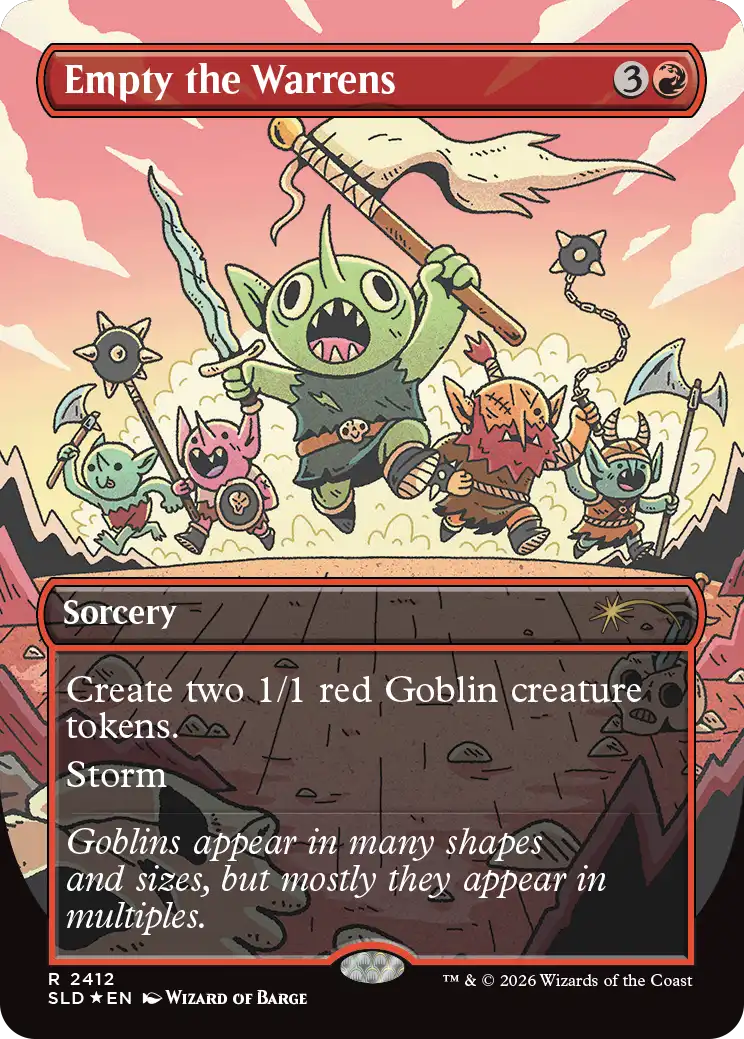 Secret Lair Commander Deck Goblin Storm Full Decklist Revealed