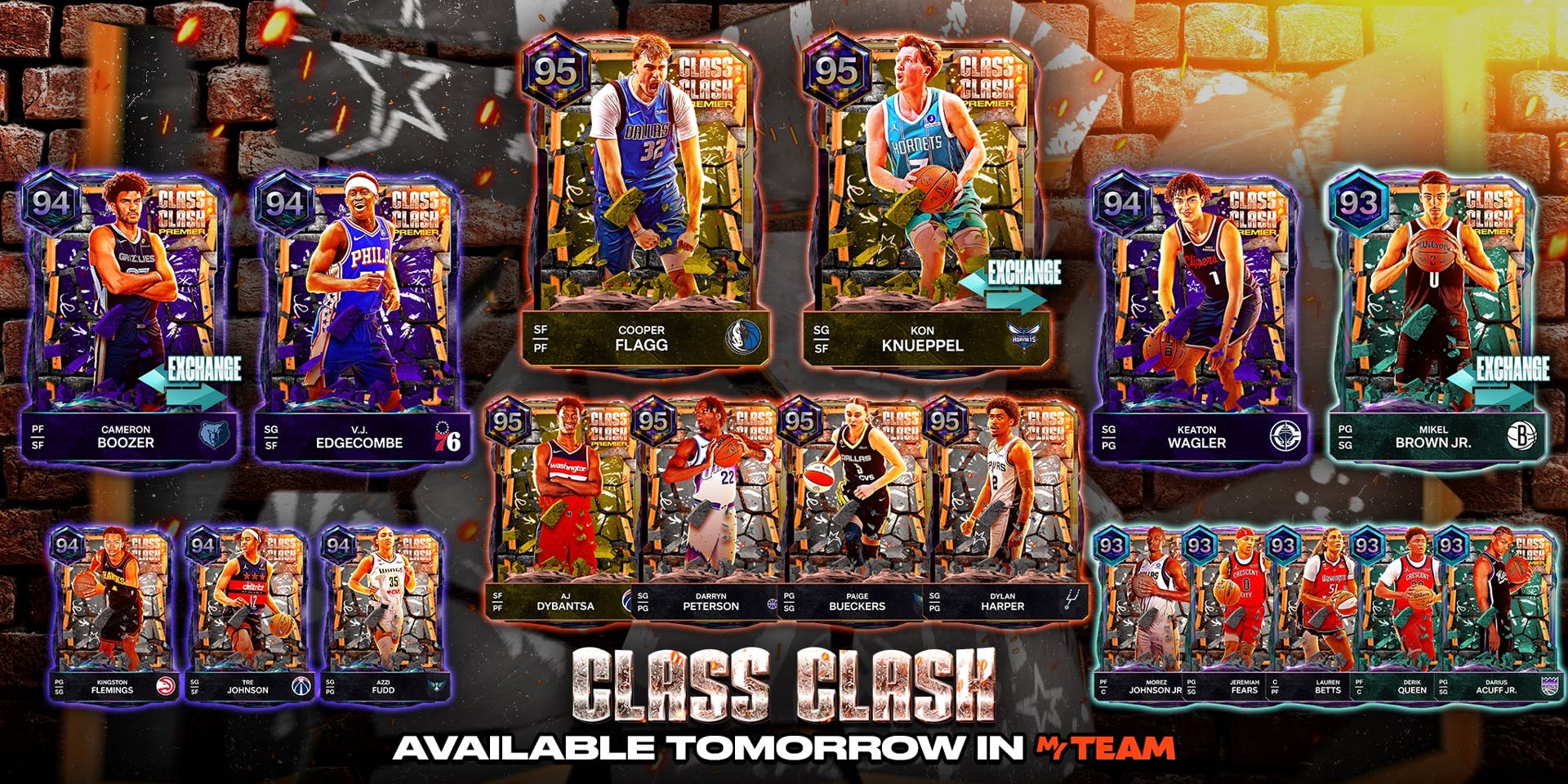 NBA 2K27 MyTEAM Class Clash Brings 18 Premier Cards, Led By 95 OVR ...