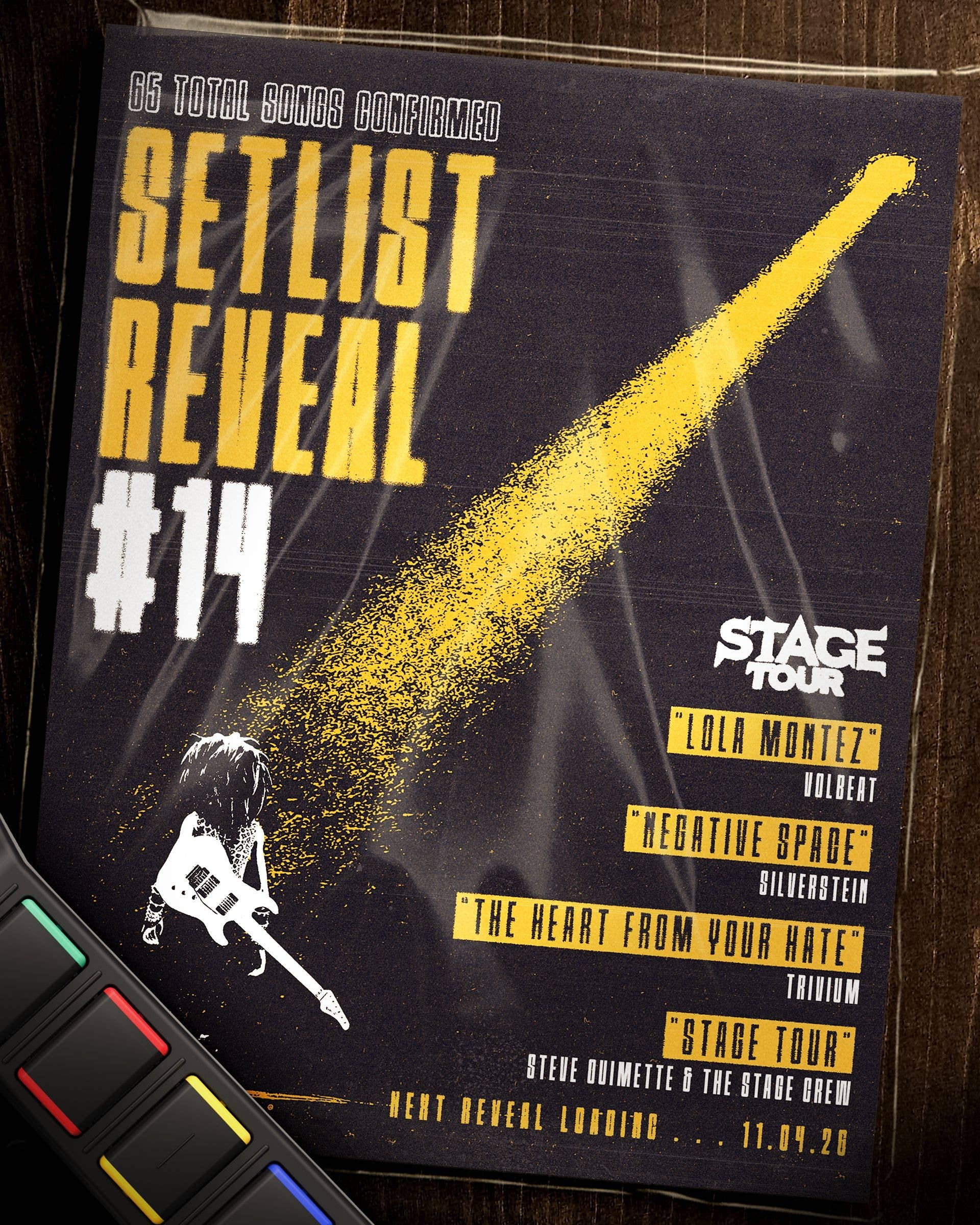 Five-Fret Corner: Stage Tour Setlist Reveal #14 Adds Volbeat ...