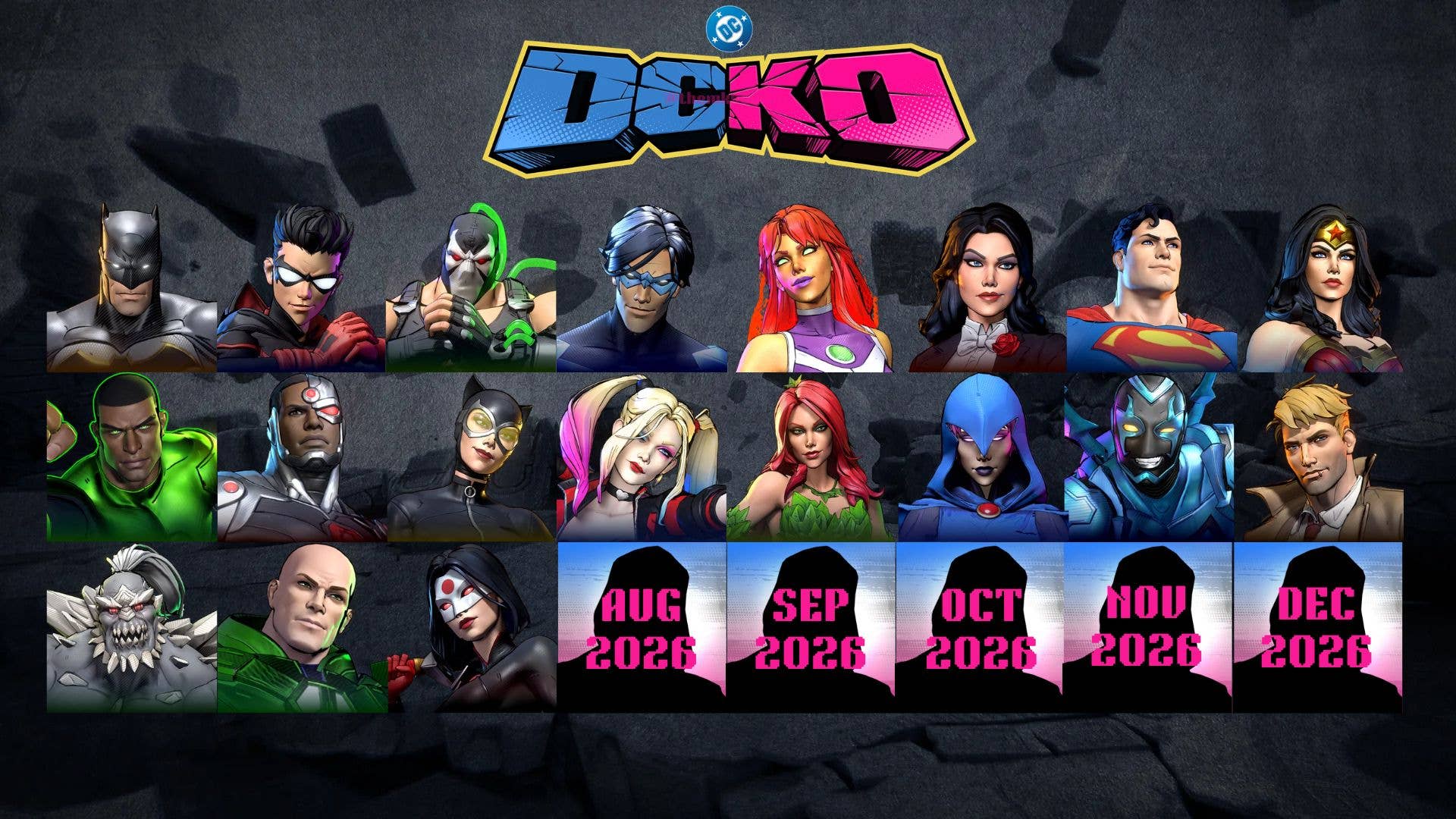Dcko Full Roster DCKO: Everything You Need To Know About DC's Free-to-Play Mobile ...