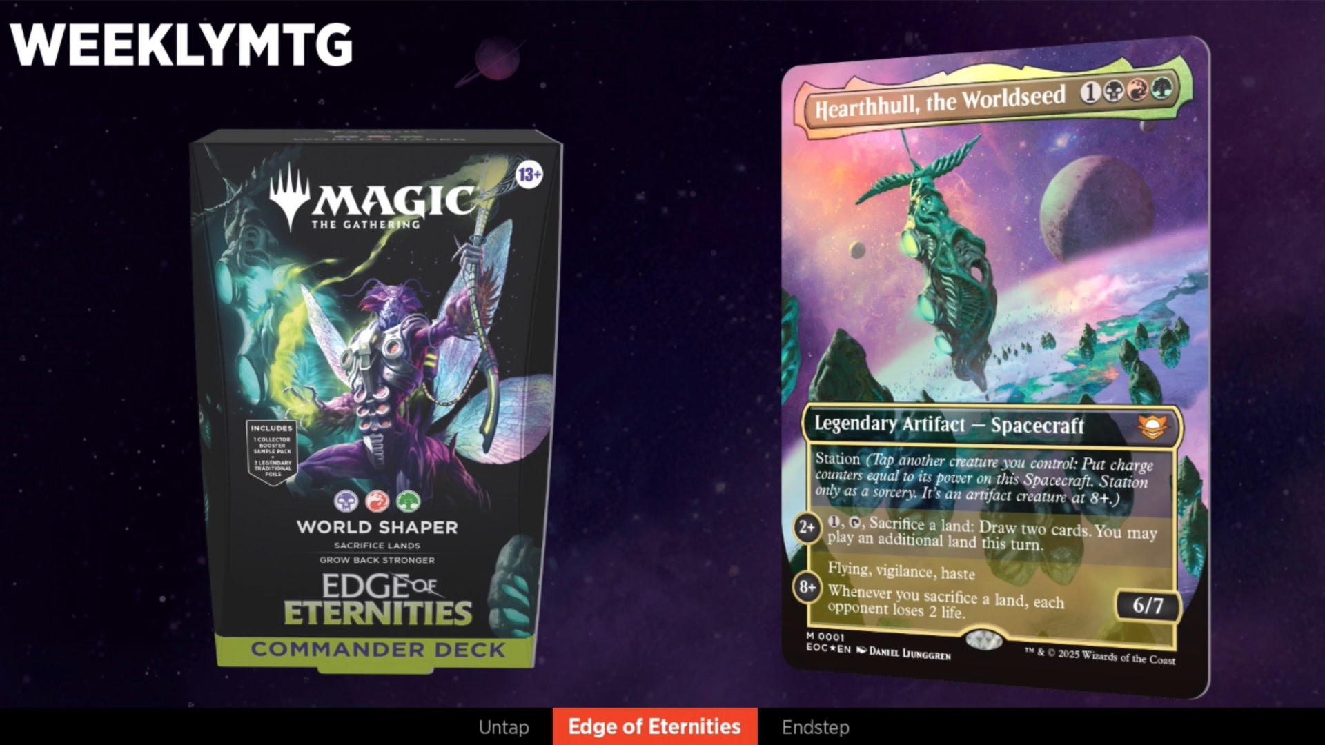 MTG Edge of Eternities World Shaper Precon Deck List Revealed