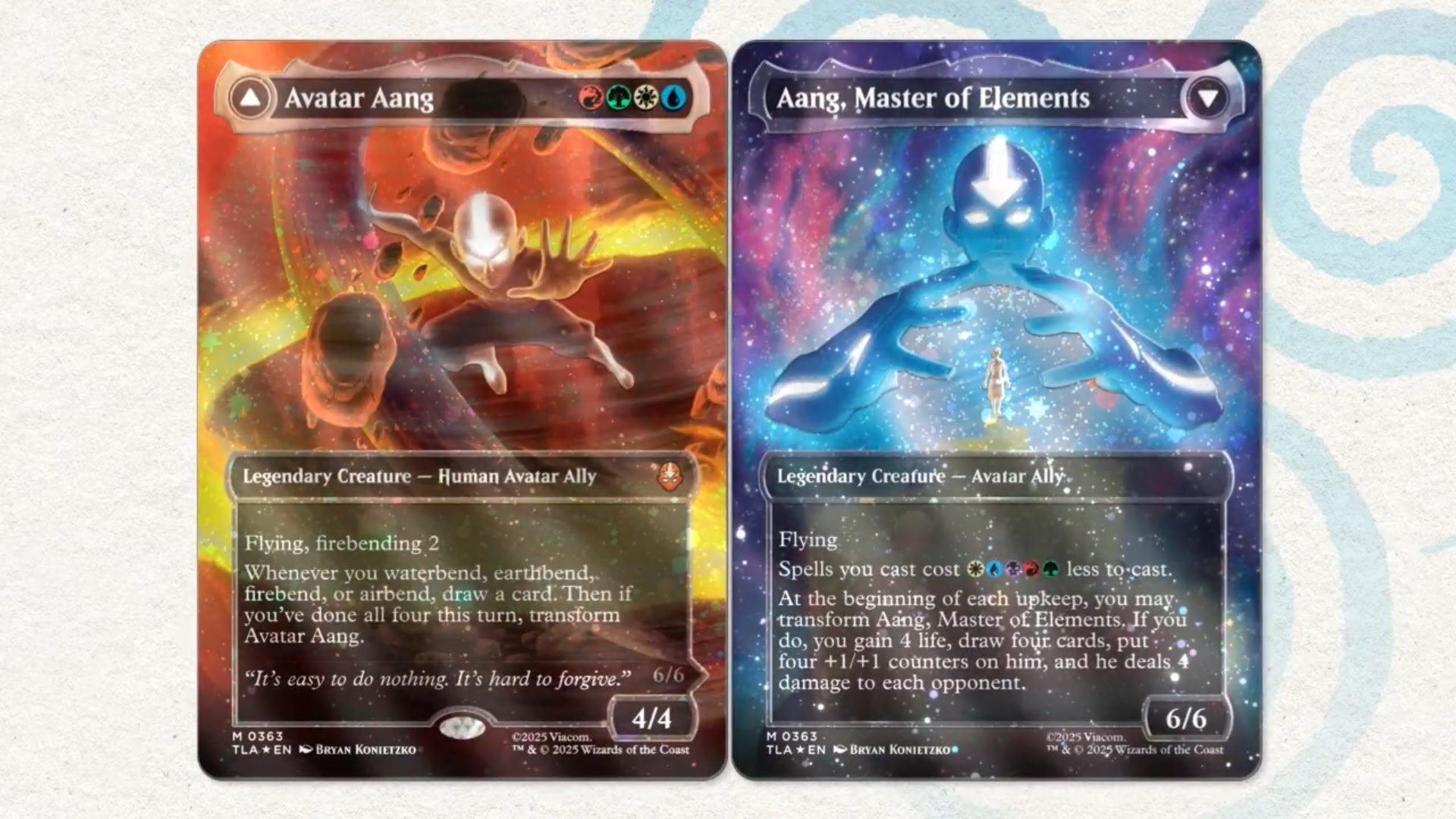 First Look at Magic: The Gathering's Avatar: The Last Airbender