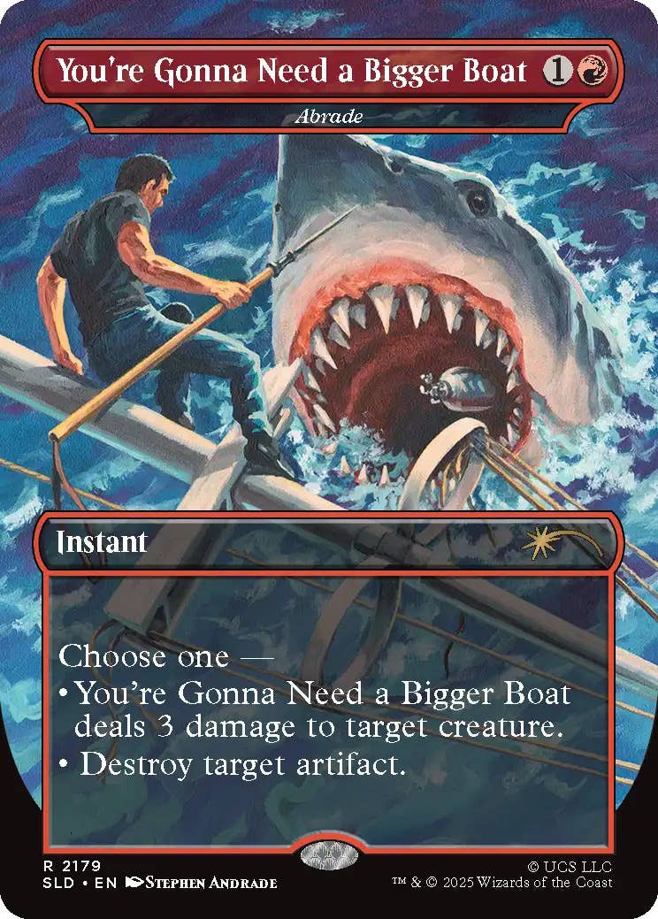 mtg shark cards Shark Typhoon (Store Championship) [Bloomburrow Promos] – Board Wipe main image 0