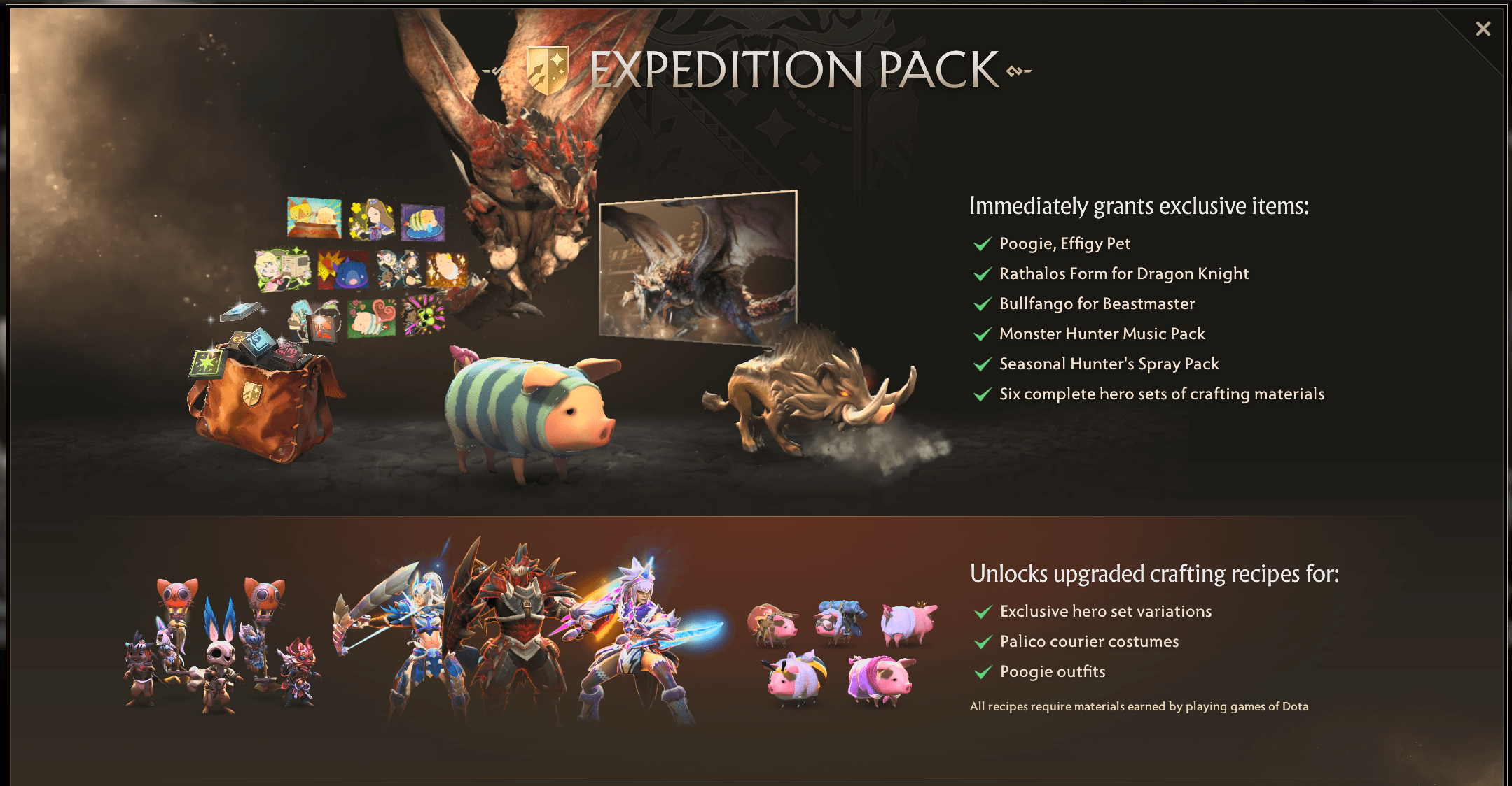 The Hunt Begins With The DotA 2 x Monster Hunter Collaboration
