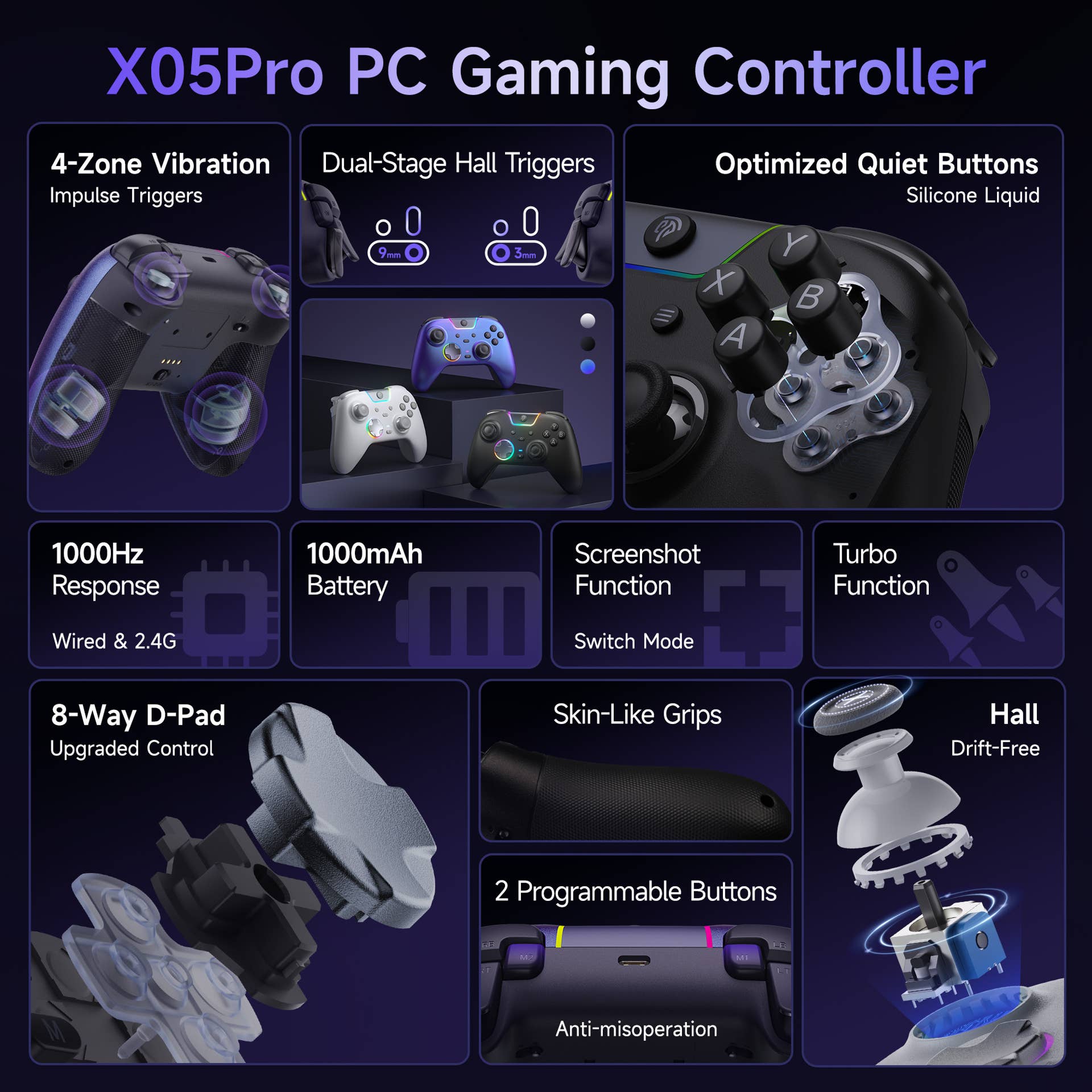 EasySMX X05Pro Delivers Comfort, Customization, and RGB - GameDaily