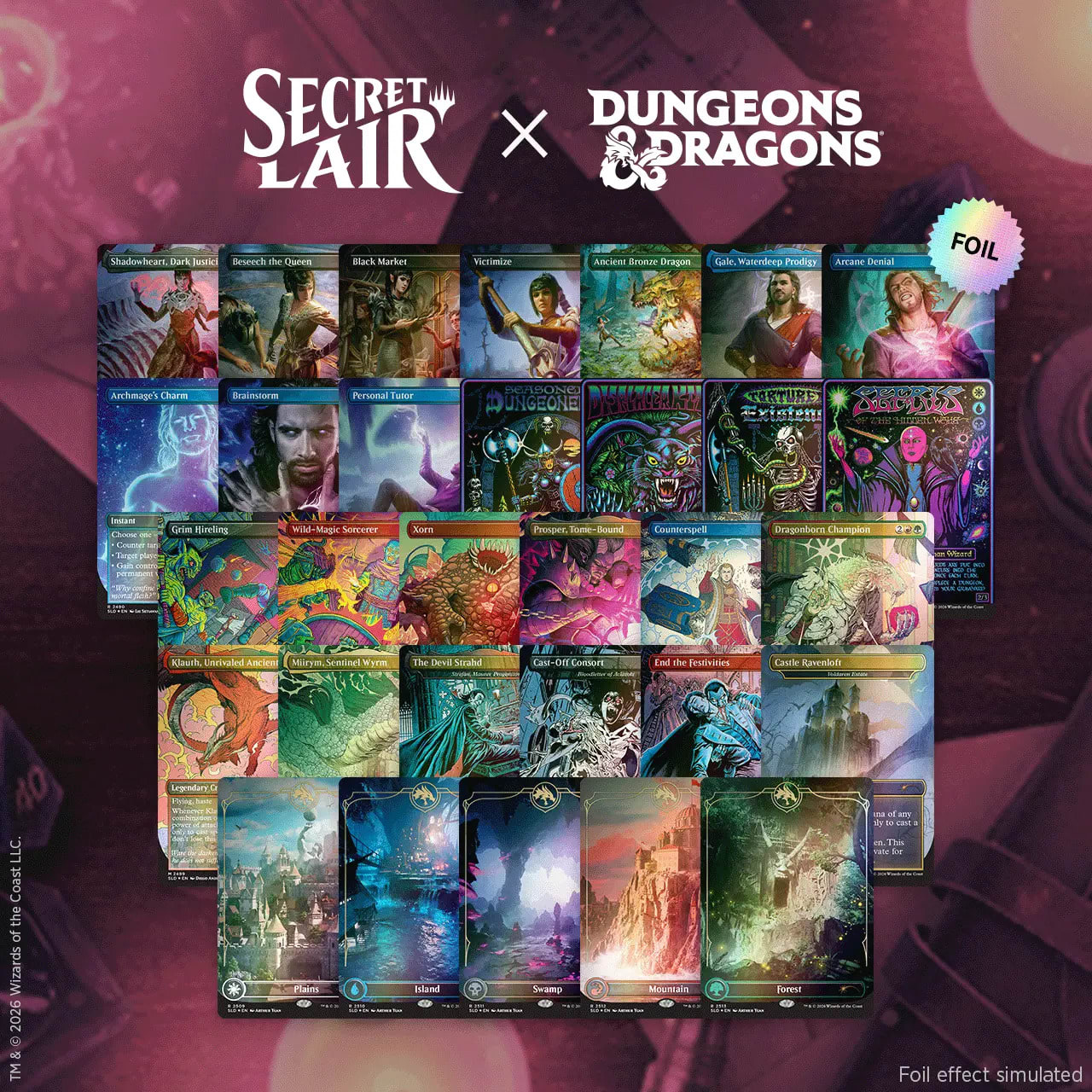 New Secret Lair X Dungeons & Dragons Roll For Initiative Superdrop
